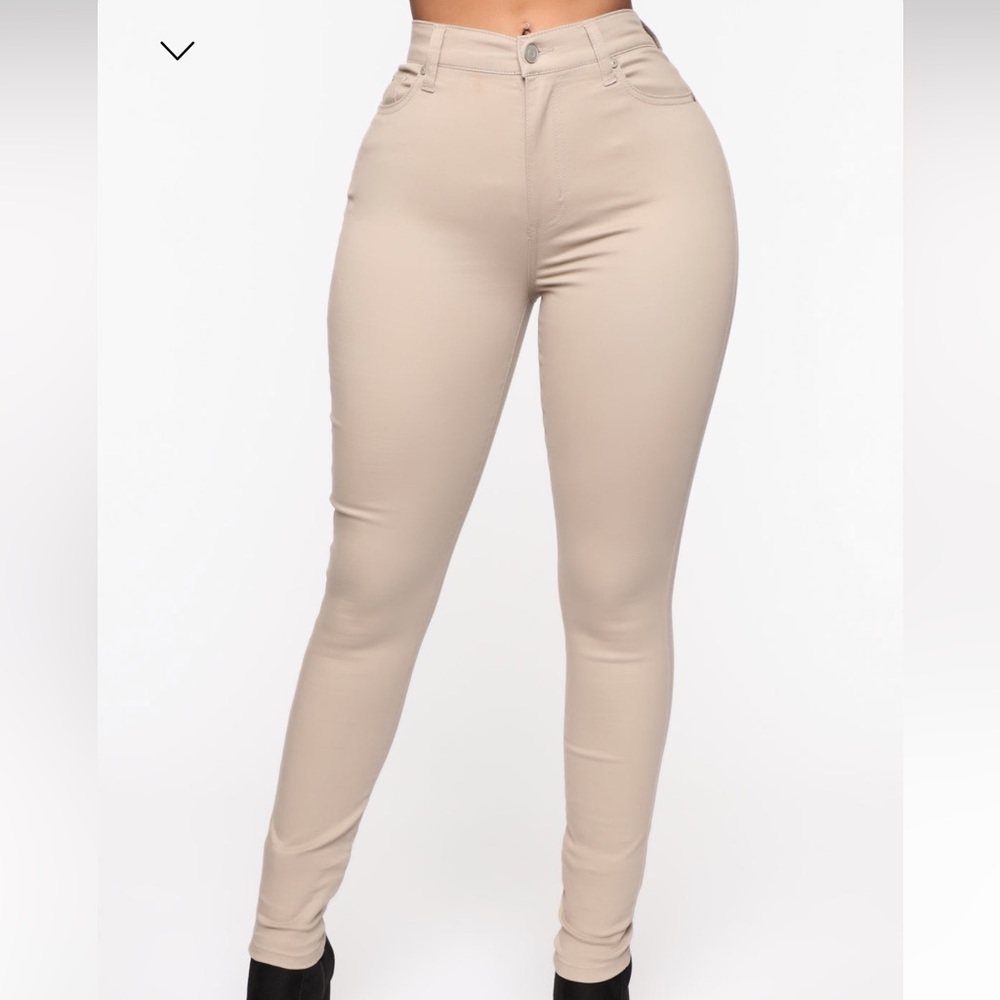 Fashion Nova Pants- Tan